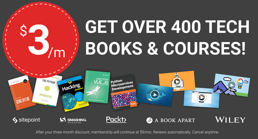 $3 DEAL – Get 400 Books and Courses